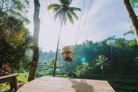 Bali : Swing, Rice Terrace, et chute d'eau tout compris