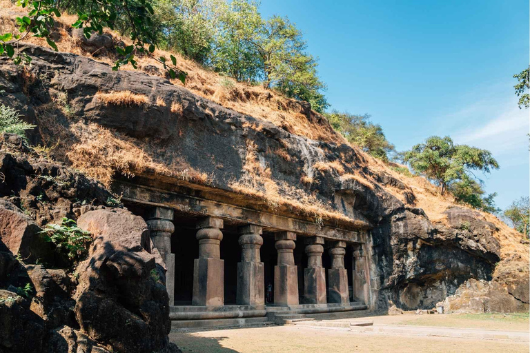 Mumbai: Tour privado de las cuevas de Elefanta con viaje en ferryTour privado con ticket de entrada para ciudadanos indios