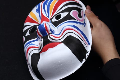 Beijing: Peking Opera Mask Painting Workshop in Hutong
