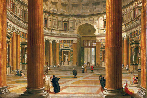 Pantheon selfguided tour with interactive Audio App