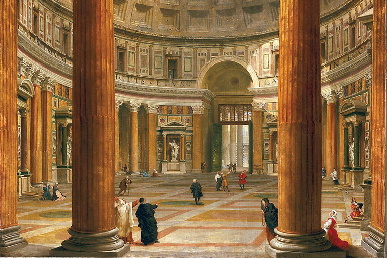 Pantheon selfguided tour with interactive Audio App