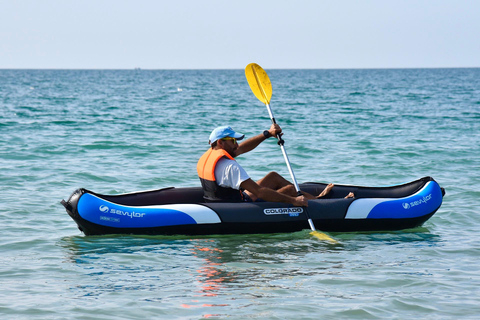 Tel Aviv: Kayak Rental at Beach Club Double Kayak