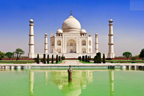 Vanuit Agra: all-inclusive tour per auto naar de Taj Mahal en het fort van Agra