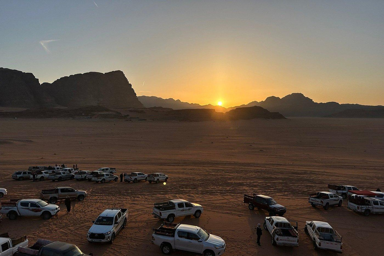 Wadi Rum: Famous place UNESCO Jeep Tour Camel Ride Option Full-Day Tour Hiking Jordan's Highest Mountain