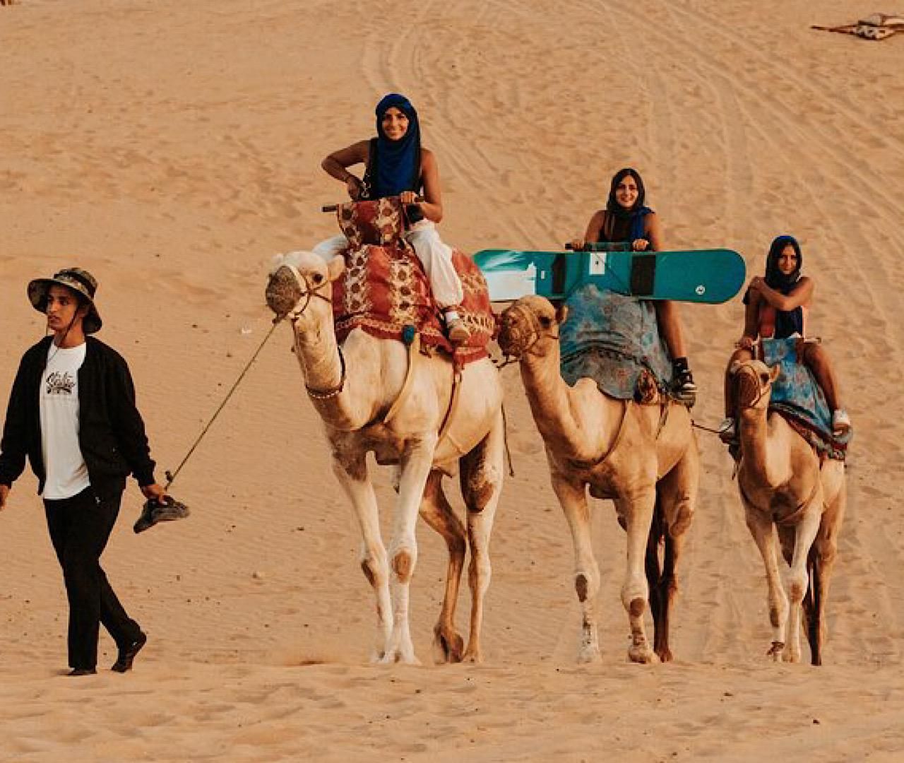 Agadir: Sahara-Trilogie – Sandboard, Kamel und Abendessen