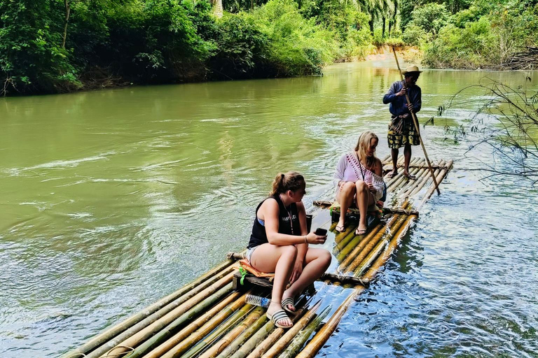 Khao Lak: Private Khao Sok Dschungel-Safari mit Bamboo Rafting