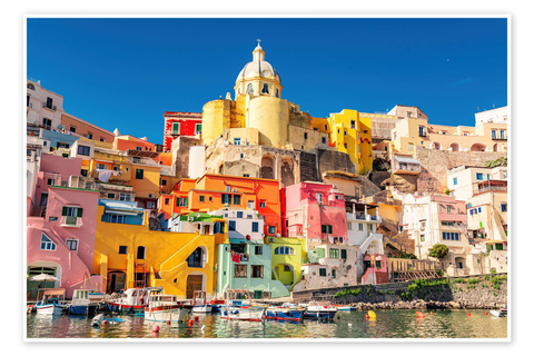 Procida free hydrofoil tour + transfer + typical dessert and coffee