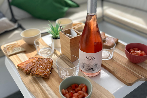 Explore Gran Canaria: Boat Tour with Wine & Food Tasting Wine & Local Food Tasting + Boat trip from Puerto de Mogan