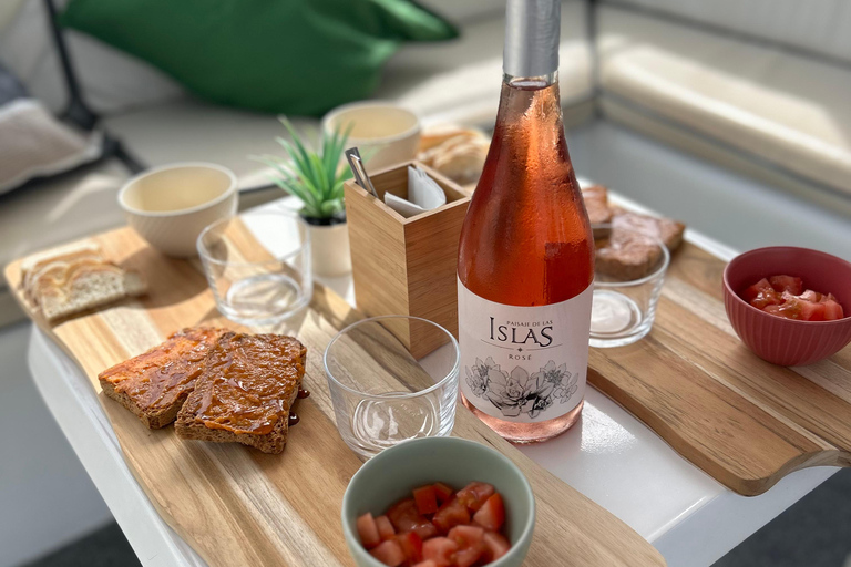 Explore Gran Canaria: Boat Tour with Wine & Food Tasting Wine & Local Food Tasting + Boat trip from Puerto de Mogan