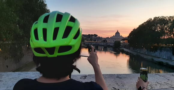 Rom: E-Bike Sunset Tour mit Pizza Option