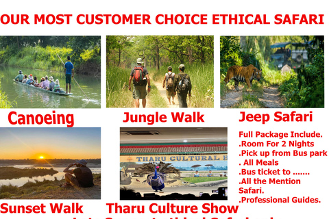 Chitwan: 2 Nights 3 Days Hotel and Ethical Jungle Safari