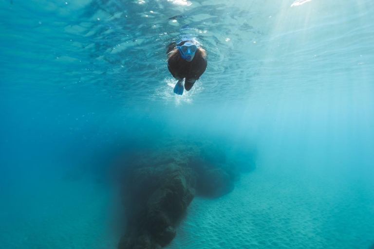 Lanzarote : Excursion guidée de plongée en apnée dans un parc naturel.Excursion guidée en petit groupe pour la plongée avec tuba.