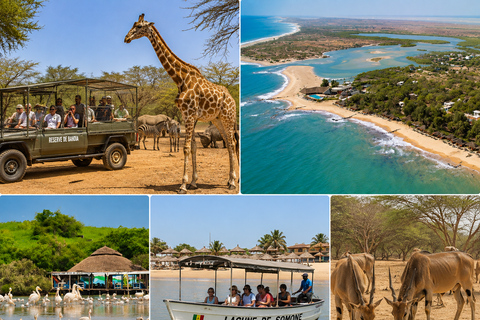 From Dakar: Bandia 4x4 safari and lions, lunch and canoe in Somone From Dakar: Bandia 4WD safari and lions, lunch, and canoe in Somone