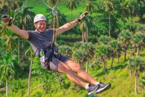 Punta Cana: Zip Line avontuur met hangbrug