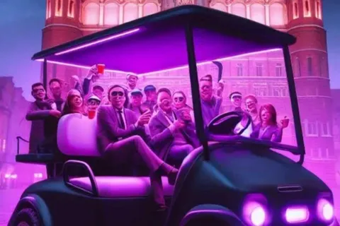 Gdansk: NO LIMIT BEER City Tour by Golf Cart