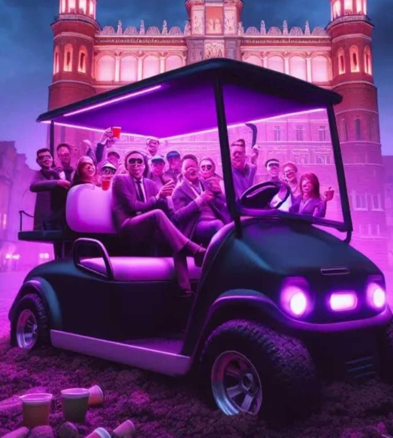 Breslau: NO LIMIT BEER Stadtführung Sightseeing mit dem Golfwagen