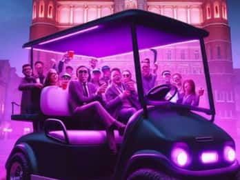 Gdansk: ONBEPERKT BIER Stadsrondleiding met golfkarretje