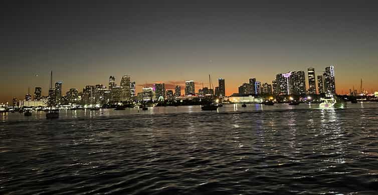 Miami Evening Boat Past Millionaire Homes on Water Taxi photo 18