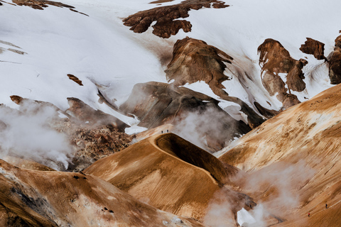 Vanuit Reykjavík: dagtrip naar Hveradalir, Geysir en Gullfoss