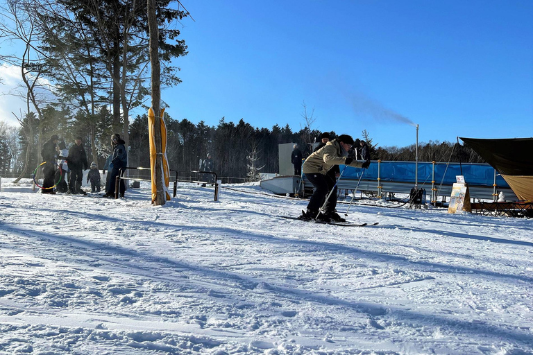 Play with Snow! at HOKKAIDO Snow park & Outlet Shopping Skiing and sledding experience full set plan