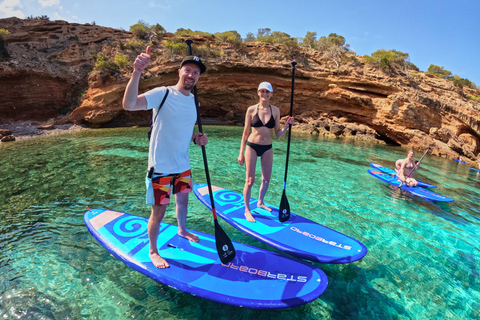 Ibiza: Wycieczka na desce Stand-Up Paddle do tajnych jaskiń