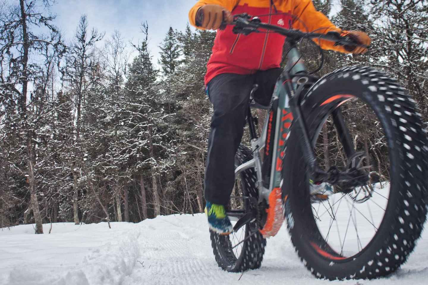 Tromsø: Viaje en bicicleta eléctrica de ruedas anchas por caminos de invierno