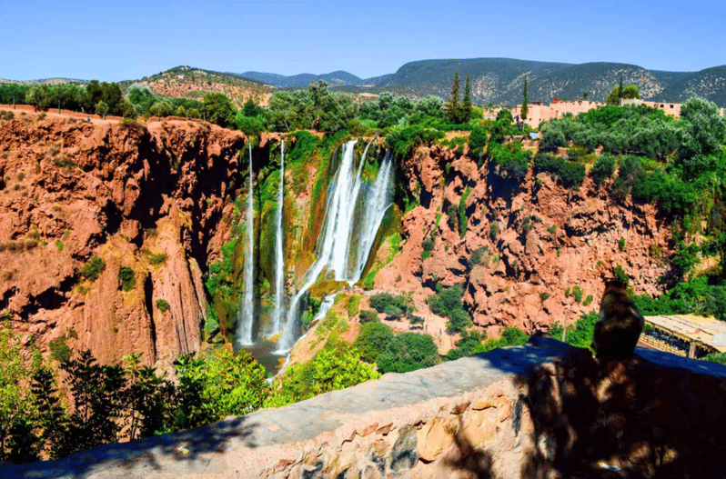 Depuis Marrakech : cascade d'Ouzoud Guide de la région et tour en bateau - cascade