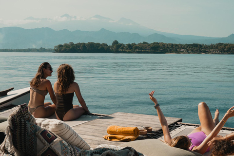 Nusa Lembongan: 4-in-1 Half-Day Catamaran Snorkeling Cruise Sunset Snorkel Cruise with Snacks & Dinner