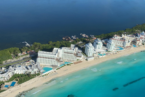Cancun: Hotel Zone Helicopter Flight
