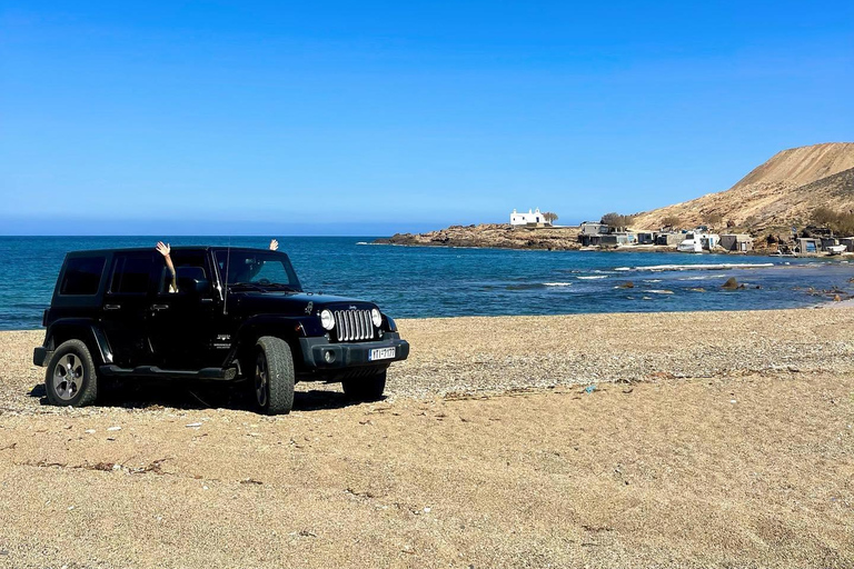 Mykonos: Privat jeeptur med Myrsini-stranden och Ano Mera