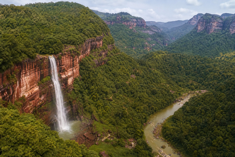 Guizhou: Chishui Danxia Scenic Area Tickets Chishui Waterfall: Shuttle + Elevator + Dome Cinema