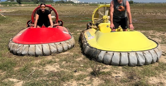 Von Belek, Side, Alanya: Erstes touristisches Hovercraft-Abenteuer