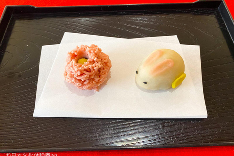 Osaka: Japanese Traditional Sweets Making and Tea Ceremony