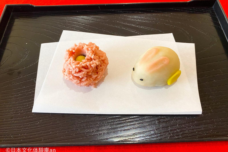 Osaka: Japanese Traditional Sweets Making and Tea Ceremony