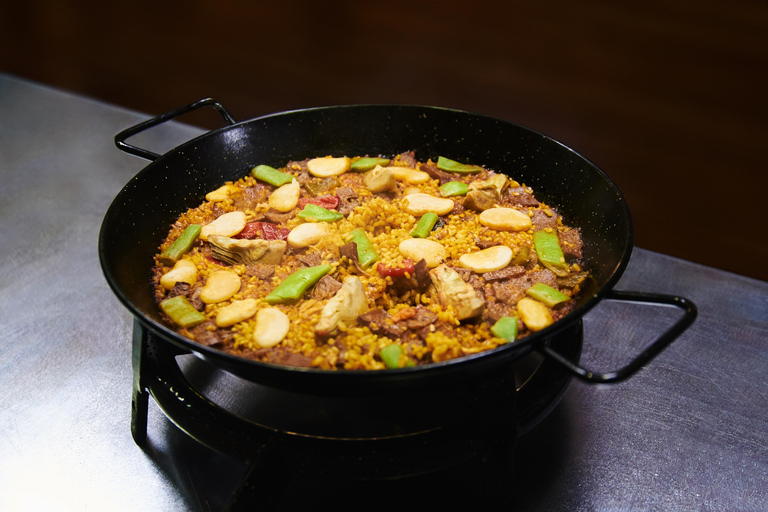 Madrid: Paella Cooking Class with Unlimited Wine & Churros Paella Cooking Class Unlimited Wine Churros & Chocolate