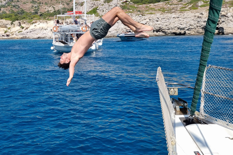 Rhodes Private Luxury Day Cruise Lunch, Coctails, Champagne