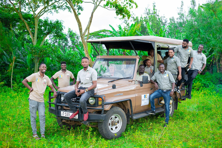 From Zanzibar: Overnight Selous G.R. Safari with Flights shared safari