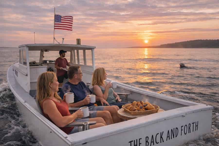 Belfast, Mittelküste von Maine – „Up and At 'Em“-Bootsfahrt mit Frühstück. Foto: GetYourGuide Belfast, Mittelküste von Maine – „Up and At 'Em“-Bootsfahrt mit Frühstück. Foto: GetYourGuide