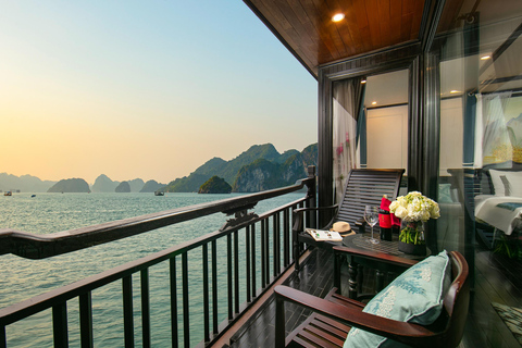 Hanoi: 2-Day Lan Ha, Halong 5-Star Cruises w/Balcony,Bathtub From Hanoi: 2 Days Halong 5 Stars Cruise w/ Balcony, Bathtub