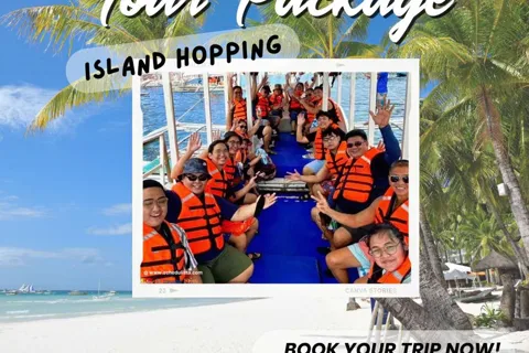 Boracay: Island Hopping, Snorkeling Tour with Lunch(Joiners)
