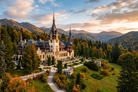 Bucharest: Dracula's Castle, Peles Castle & Brasov Day Trip Audio guide in 24 languages