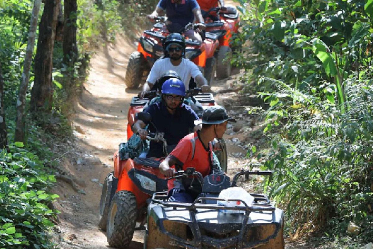 Phuket: Aventura de ATV e Zipline com transfer do hotel