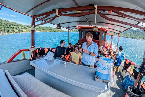 Z Koh Chang: 4 wyspy Snorkel &amp; Beach Tour dużą łodziąRejs wycieczkowy na 4 wyspy: Z transferem do hotelu