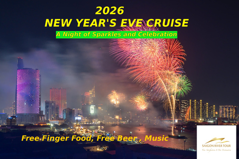 胡志明市：2026年除夕烟花快艇之旅团体游：除夕烟花快艇巡游