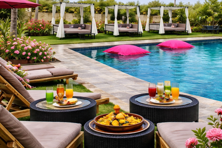 From Marrakesh: Pool Day Pass in Atlas Mountains with Lunch Refreshing Pool Escape: Enjoy Lunch and Easy Pickup