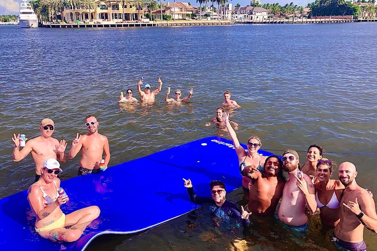 Croisière sur l'île avec baignade dans les bancs de sable à Ft. LauderdaleFort Lauderdale : Sandbar Party Boat