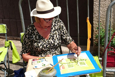 South of France: Painting Memories Class with a Local Artist