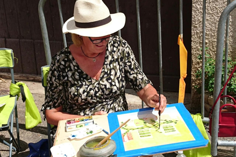 South of France: Painting Memories Class with a Local Artist