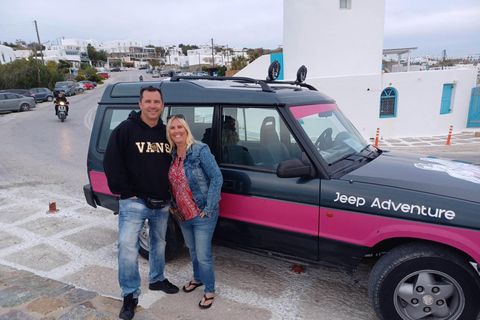 Rundtur i Mykonos höjdpunkter med jeep