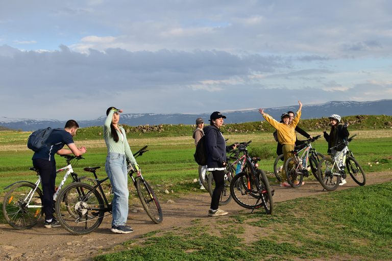 Guided Mountain Bike Tour near Yerevan & Mount Hatis Guided Bike Tours through the Fields near Mount Hatis